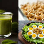 Juice + Sprouts + Egg Combo